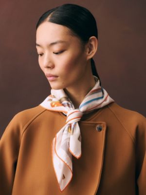 カレ 70 - オレンジ - エルメスのカレ | レディス シルクカレ | Hermès